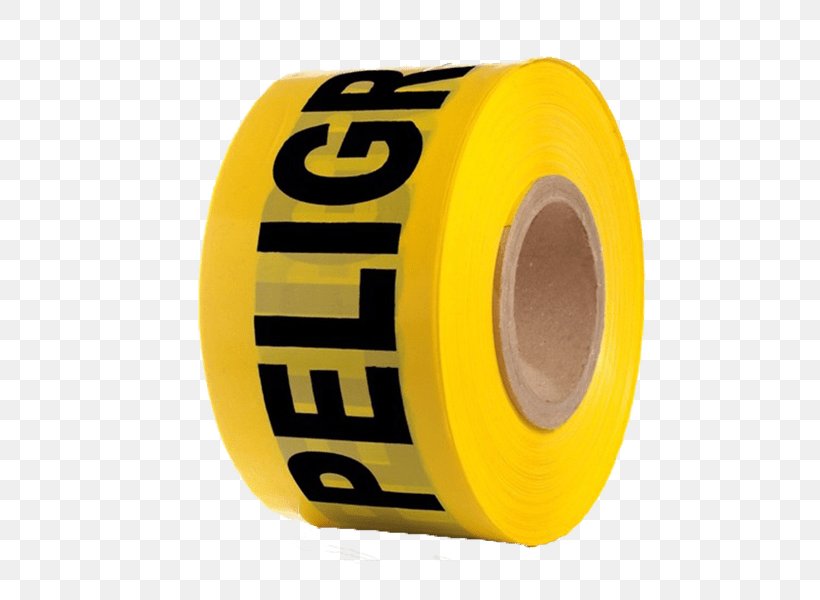 Adhesive Tape Ribbon Hazard Industry Yellow, PNG, 600x600px, Adhesive Tape, Boxsealing Tape, Electrical Tape, Hardware, Hazard Download Free