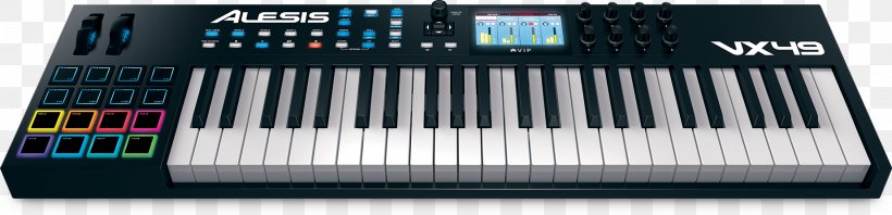 Alesis Q88 88 Key Usb Midi Keyboard MIDI Controllers Musical Instruments, PNG, 1846x446px, Watercolor, Cartoon, Flower, Frame, Heart Download Free
