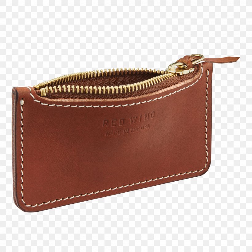 Coin Purse Leather Wallet Red Wing Shoes Zipper, PNG, 2000x2000px, Coin Purse, Bag, Belt, Brown, Clothing Accessories Download Free