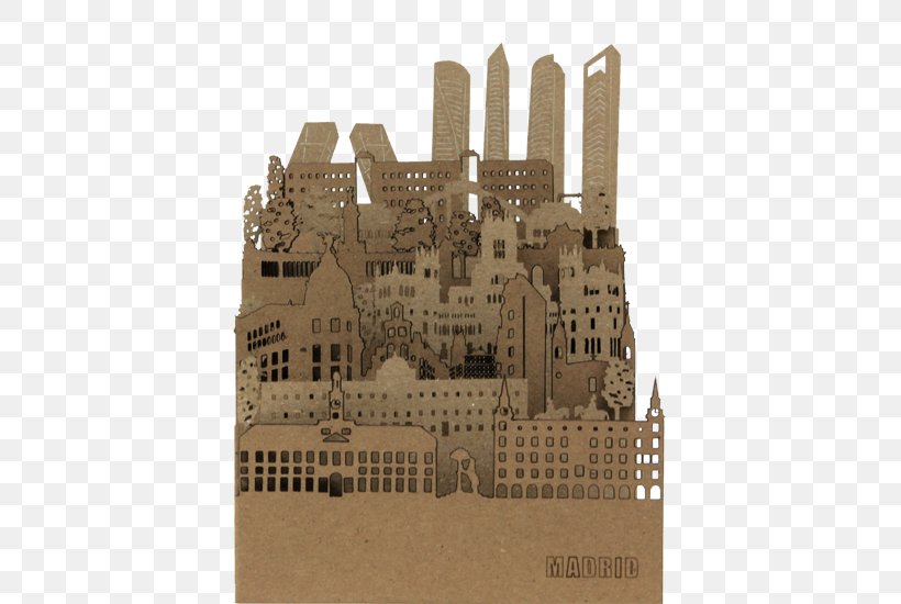 Madrid Paper City Skyline, PNG, 550x550px, Madrid, Architecture, Art, Building, City Download Free