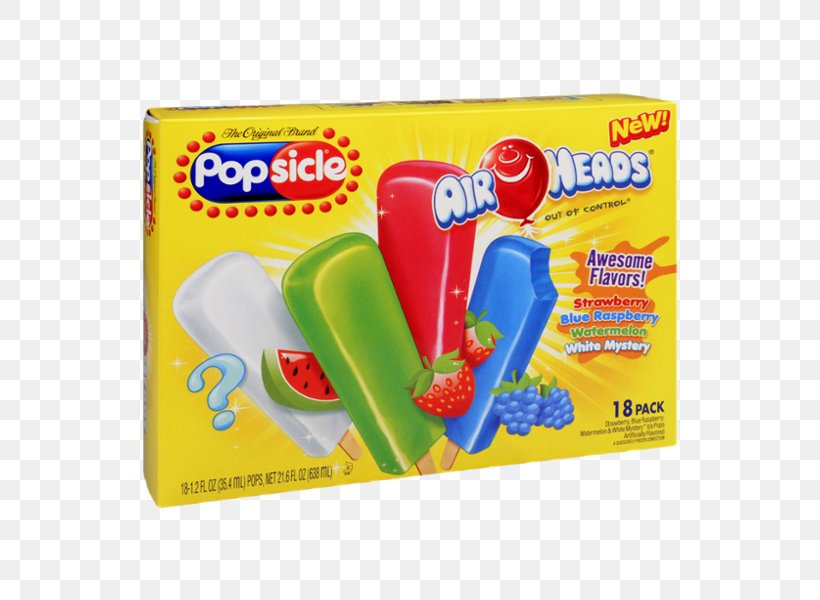 Popsicle Ice Pops Ice Cream Flavor, PNG, 600x600px, Ice Pop, Airheads, Blue Raspberry Flavor, Candy, Cherry Download Free