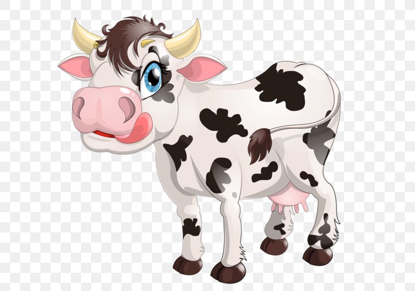 Milk Baka Calf Dairy Cattle Dairy Farming, PNG, 600x576px, Milk, Animal Figure, Baka, Calf, Cartoon Download Free