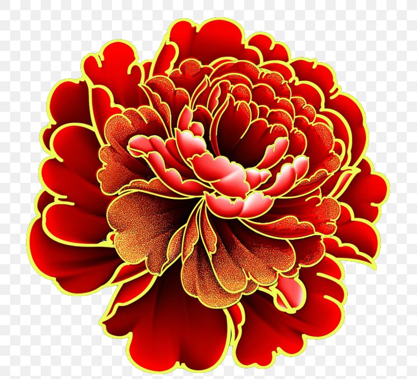 Moutan Peony Image Vector Graphics Design Visual Arts, PNG, 750x746px, Moutan Peony, Annual Plant, Art, Carnation, Chrysanths Download Free