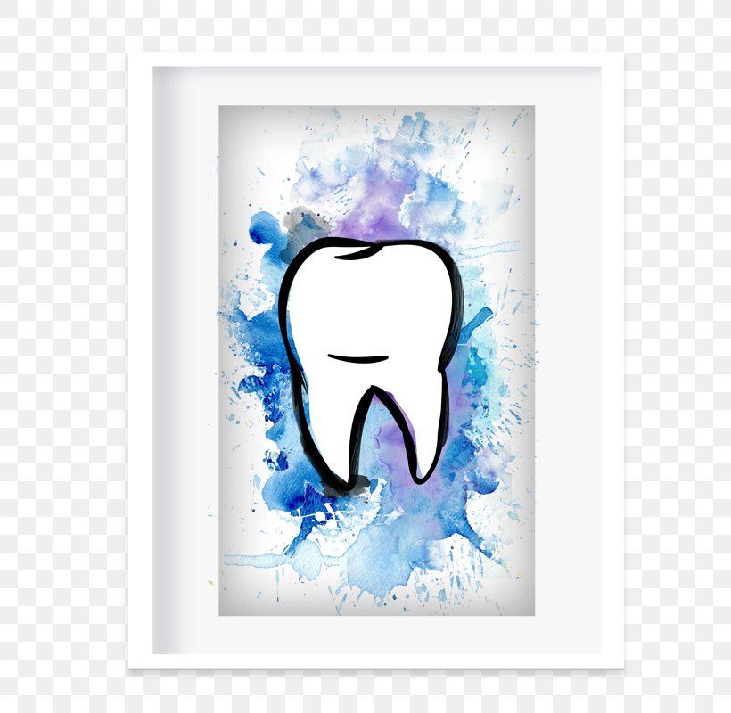 Tooth Dentistry Patient Quadro, PNG, 800x800px, Watercolor, Cartoon, Flower, Frame, Heart Download Free