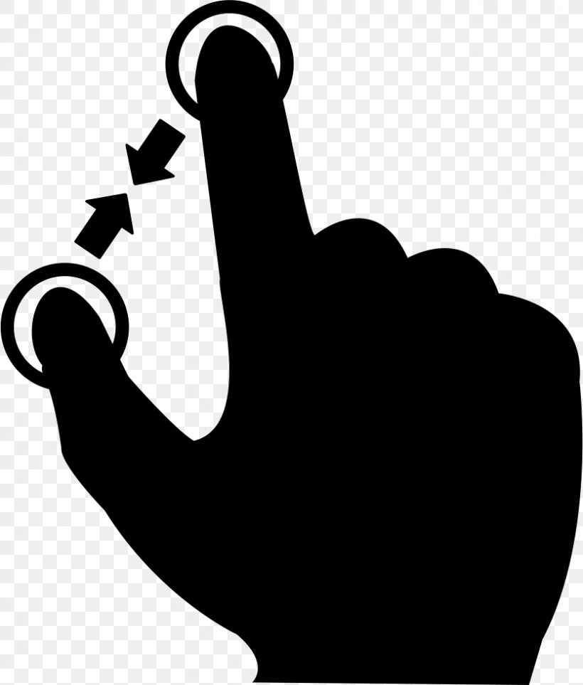 Download Symbol, PNG, 834x980px, Symbol, Black And White, Command, Finger, Gesture Download Free