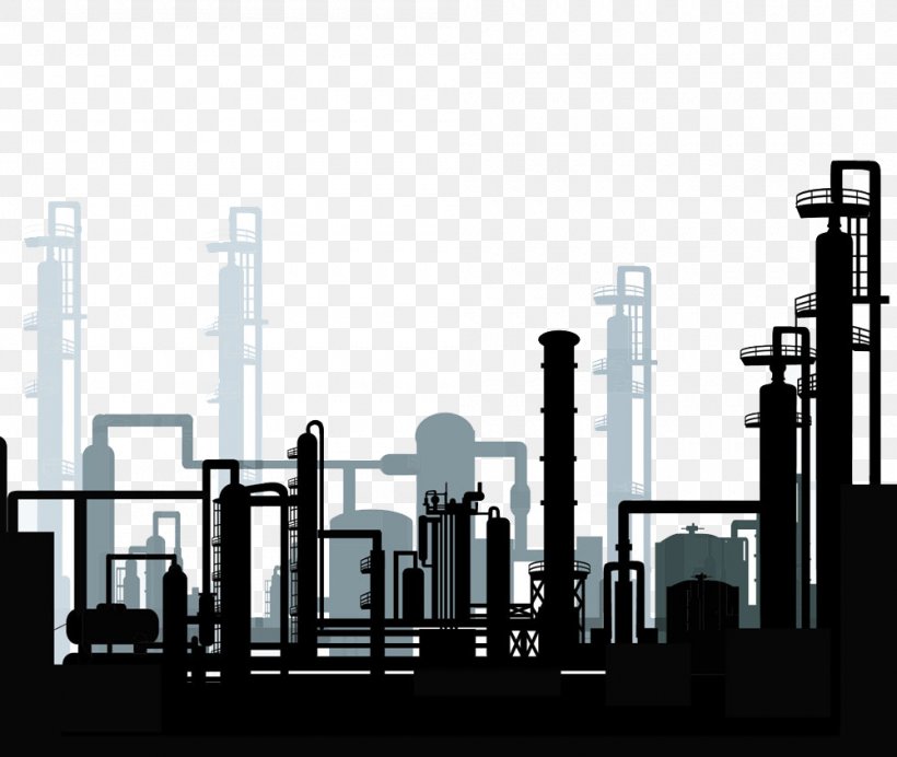 Oil Refinery Petroleum Industry Clip Art, PNG, 1000x845px, Refinery, Architectural Engineering, Black And White, Energy, Industry Download Free