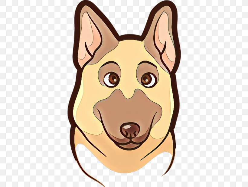 Dog German Shepherd Dog Cartoon Nose Head, PNG, 618x618px, Dog, Cartoon, German Shepherd Dog, Head, Nose Download Free