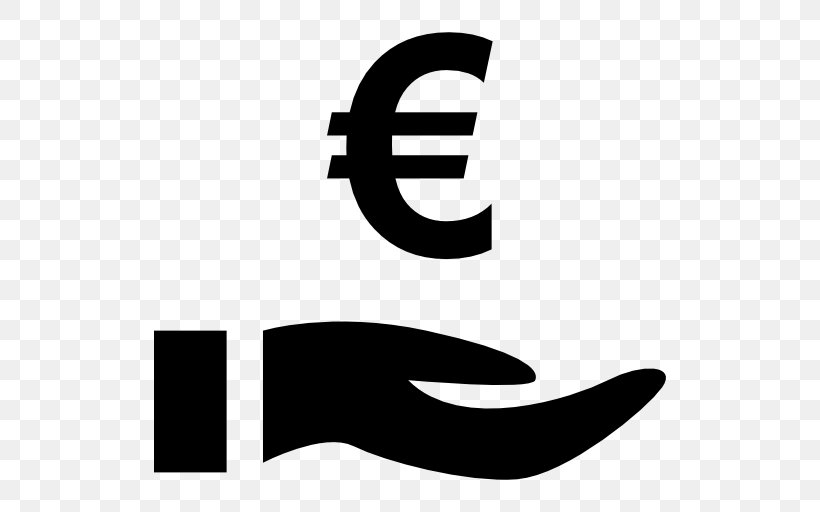 Euro Sign Money Currency Symbol, PNG, 512x512px, Euro Sign, Area, Bank, Black And White, Brand Download Free