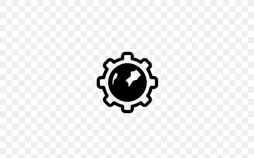 Gear Sprocket Symbol, PNG, 512x512px, Gear, Black, Black And White, Brand, Logo Download Free