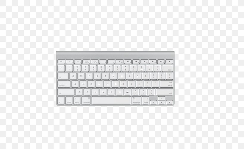 Computer Keyboard Macintosh Mac Mini Computer Mouse MacBook Pro, PNG, 500x500px, Computer Keyboard, Apple Keyboard, Apple Wireless Keyboard, Black And White, Bluetooth Download Free