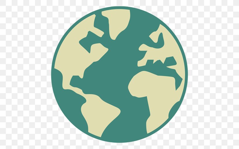 Earth Vector Graphics Image Illustration, PNG, 512x512px, Earth, Flat Design, Green, Logo, Planet Download Free