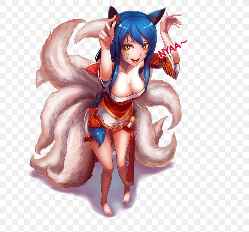 League Of Legends Ahri Desktop Wallpaper Video Games, PNG, 700x764px, Watercolor, Cartoon, Flower, Frame, Heart Download Free