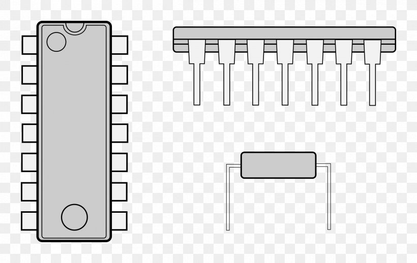 Integrated Circuits & Chips Drawing Clip Art, PNG, 2400x1518px, Integrated Circuits Chips, Computer, Diagram, Drawing, Electronics Download Free