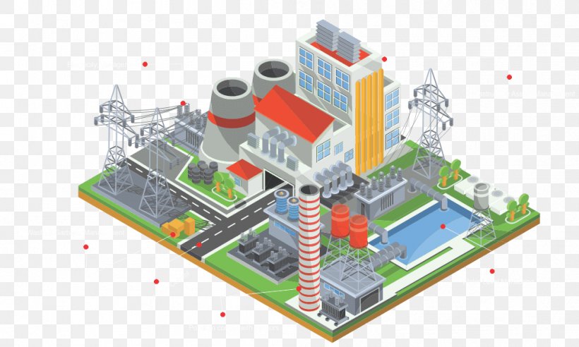 Nuclear Power Plant Isometric Projection Power Station, PNG, 1001x601px, Nuclear Power Plant, Electrical Energy, Engineering, Factory, Industry Download Free