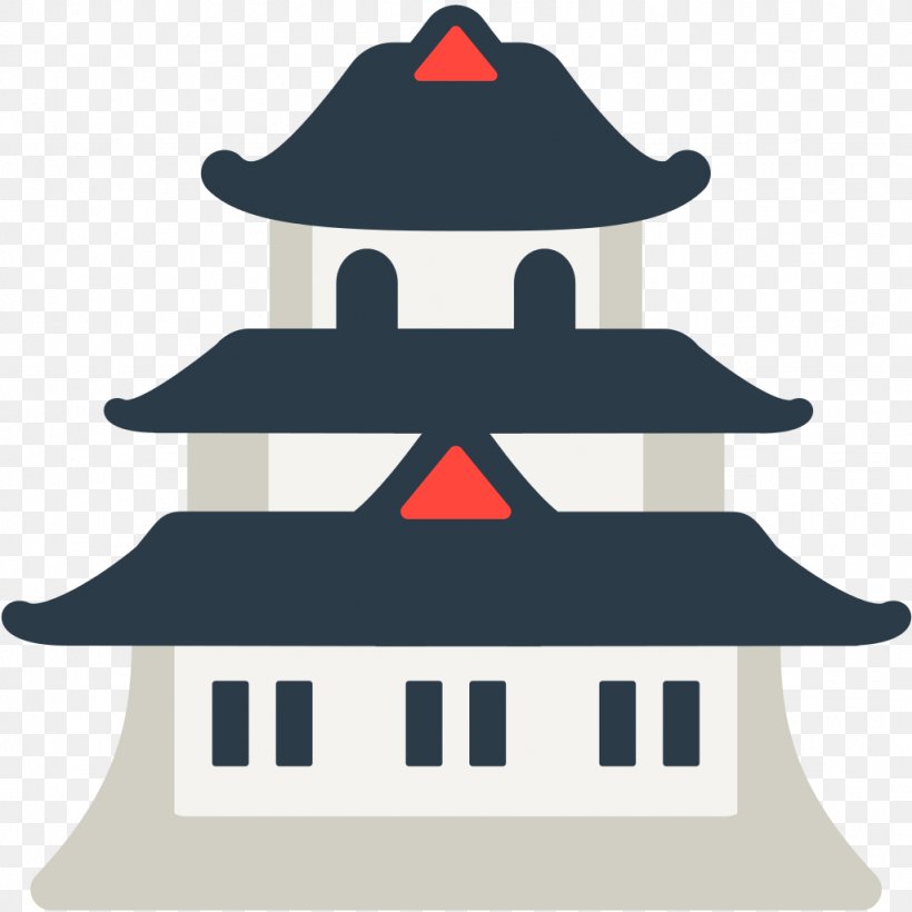 Japanese Castle Emoji Sticker, PNG, 1024x1024px, Japanese Castle, Building, Castle, Emoji, Emojipedia Download Free