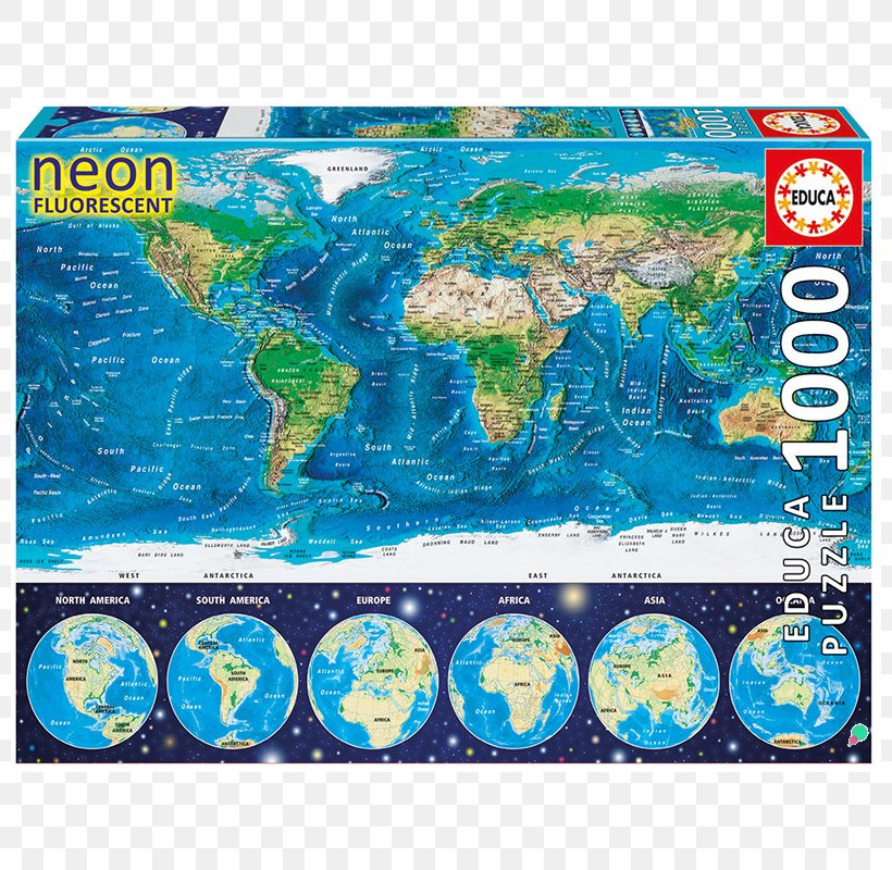 Jigsaw Puzzles Educa Borràs World Map, PNG, 800x800px, Jigsaw Puzzles, Amazoncom, Aqua, Cheap, Game Download Free