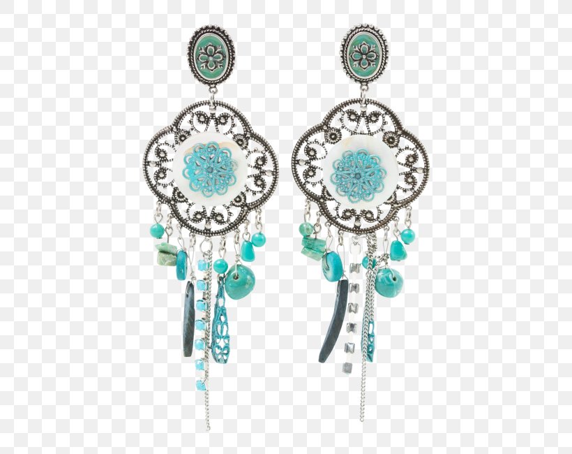 Earring Turquoise Necklace Jewellery Fashion, PNG, 500x650px, Earring, Body Jewellery, Body Jewelry, Bohemianism, Bohochic Download Free