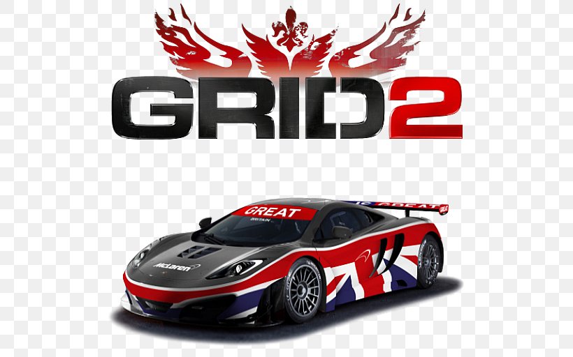 Grid 2 Race Driver: Grid TOCA Race Driver Dirt Rally PlayStation 3, PNG, 512x512px, Grid 2, Automotive Design, Automotive Exterior, Brand, Car Download Free