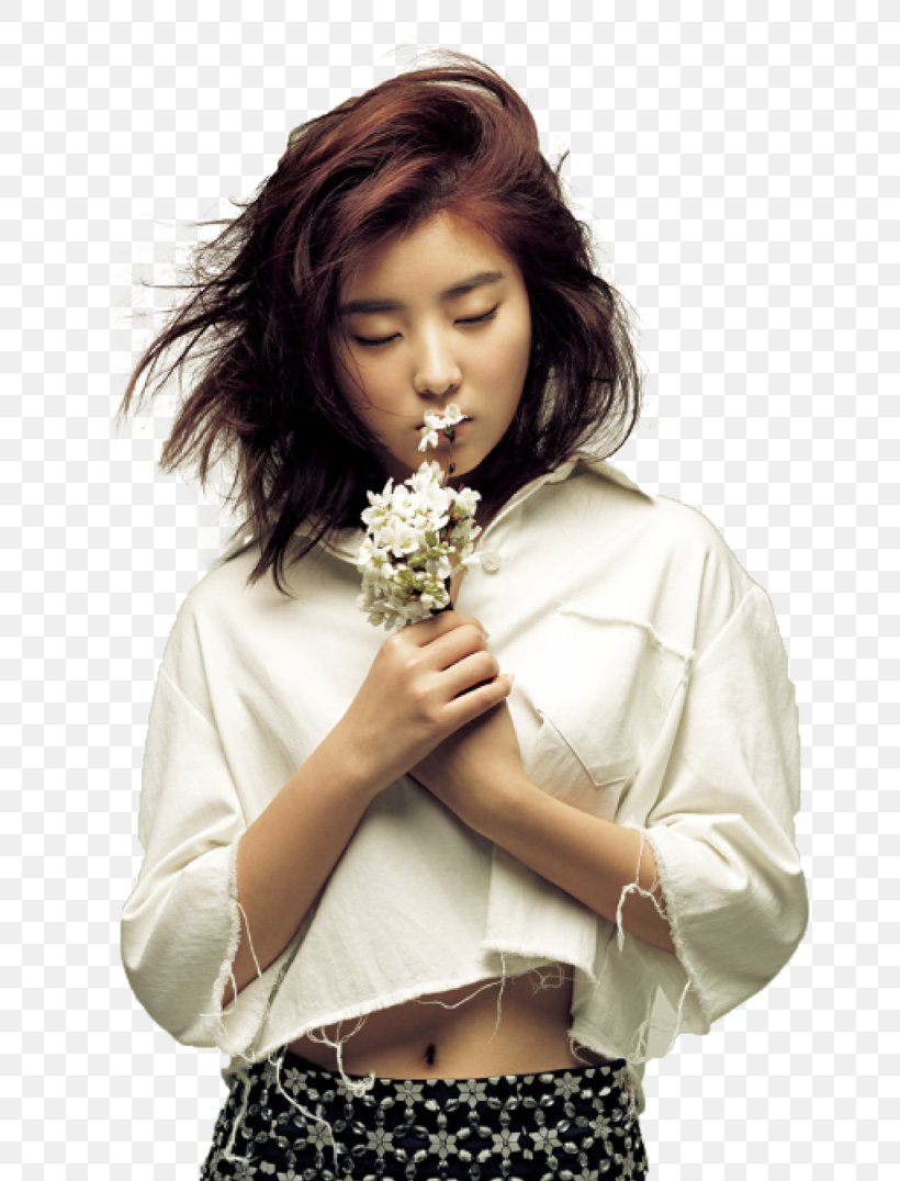 Kwon So-hyun South Korea 4Minute K-pop, PNG, 743x1076px, Watercolor, Cartoon, Flower, Frame, Heart Download Free