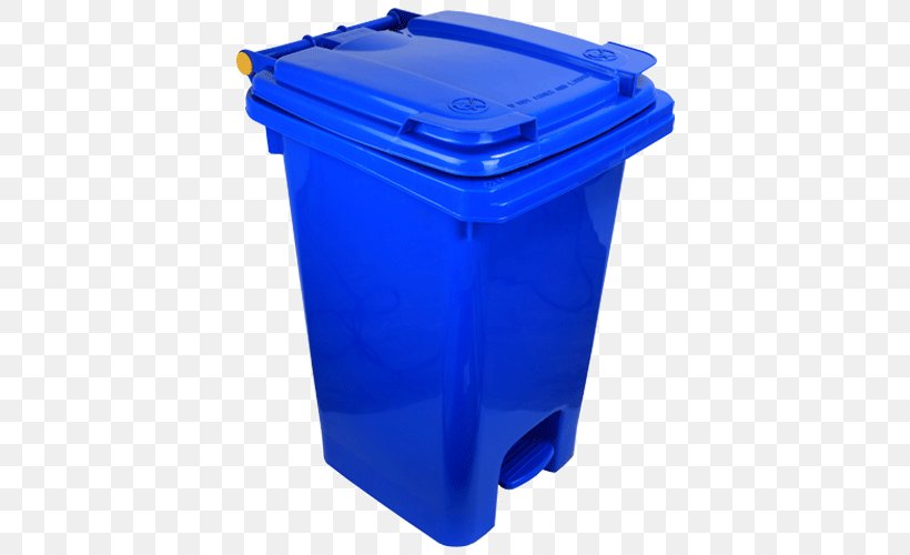 Plastic Rubbish Bins & Waste Paper Baskets Landfill Plastik Gogić, PNG, 500x500px, Plastic, Chair, Cobalt, Cobalt Blue, Electric Blue Download Free
