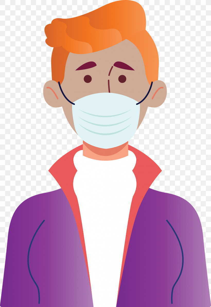 Wearing Mask Coronavirus Corona, PNG, 2066x3000px, Wearing Mask, Animation, Cartoon, Cheek, Corona Download Free