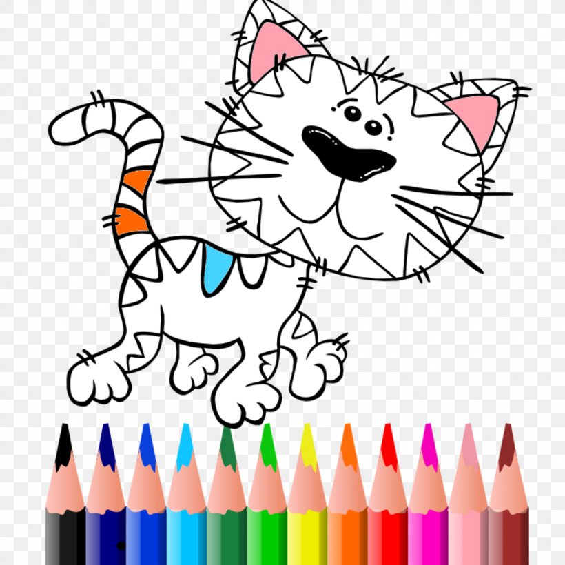 Cat Drawing Clip Art, PNG, 1024x1024px, Cat, Area, Art, Cartoon, Coloring Book Download Free