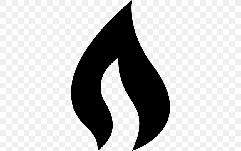 Download, PNG, 512x512px, Flame, Black, Black And White, Crescent, Fire Download Free