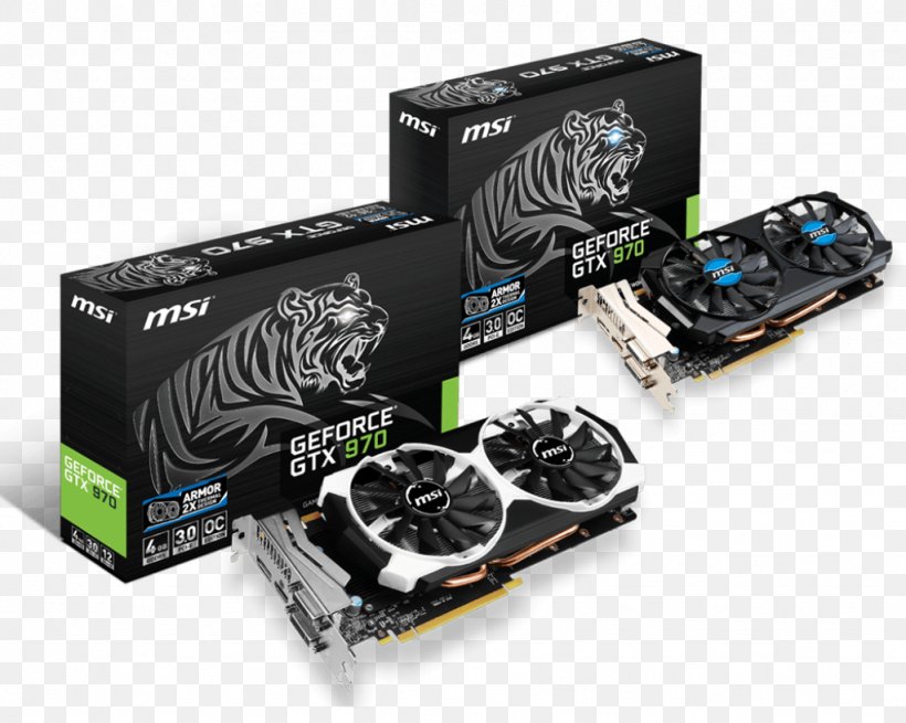 Graphics Cards & Video Adapters MSI GTX 970 GAMING 100ME GDDR5 SDRAM GeForce 英伟达精视GTX, PNG, 1024x819px, Graphics Cards Video Adapters, Computer Component, Computer Cooling, Computer Hardware, Cpu Download Free