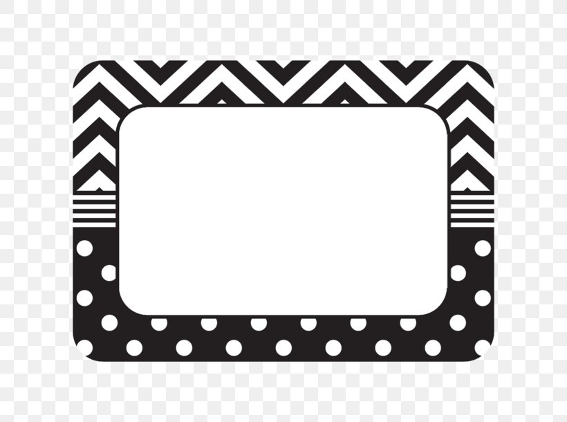 Name Tag Chevron Corporation Bulletin Board Sticker Label, PNG, 610x610px, Name Tag, Area, Black, Black And White, Bulletin Board Download Free