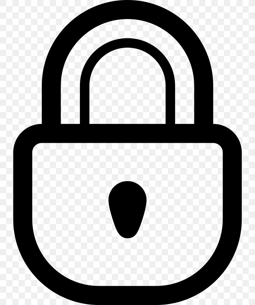 Padlock Clip Art, PNG, 736x980px, Lock, Black And White, Computer Lock, Door, Encryption Download Free