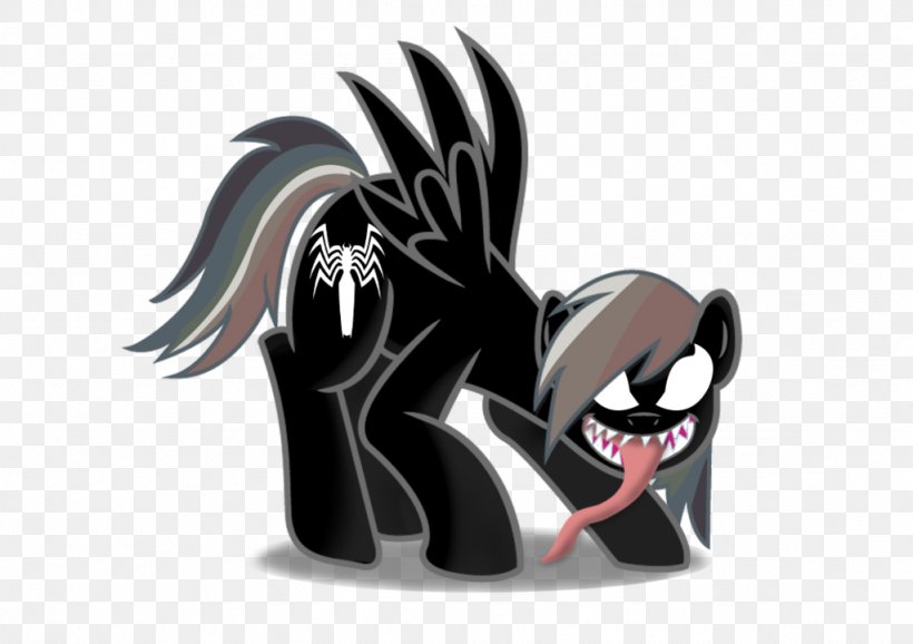 Venom Rainbow Dash Spider-Man Twilight Sparkle Pony, PNG, 1024x722px, Venom, Antivenom, Applejack, Carnivoran, Deviantart Download Free