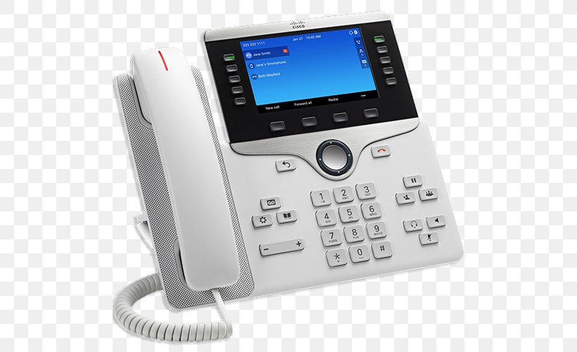 VoIP Phone Voice Over IP Telephone Cisco 8841 Cisco Systems, PNG, 500x500px, Voip Phone, Answering Machine, Call Control, Caller Id, Cisco 7962g Download Free