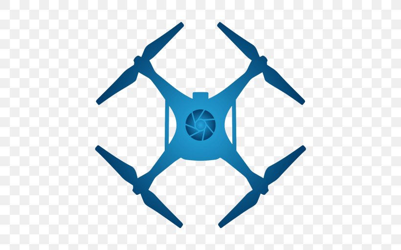 Mavic Pro Unmanned Aerial Vehicle Quadcopter Phantom First-person View, PNG, 512x512px, Mavic Pro, Aerial Photography, Aircraft, Blue, Dji Download Free