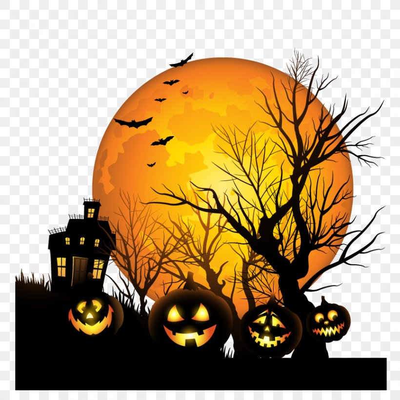 Portable Network Graphics Clip Art New York's Village Halloween Parade Jack-o'-lantern, PNG, 864x864px, Halloween, Calabaza, Cucurbita, Ghost, Hayride Download Free