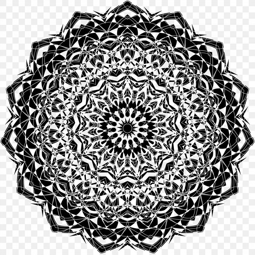 Black And White Photography T-shirt, PNG, 2296x2294px, Black And White, Doily, Drawing, Monochrome, Monochrome Photography Download Free
