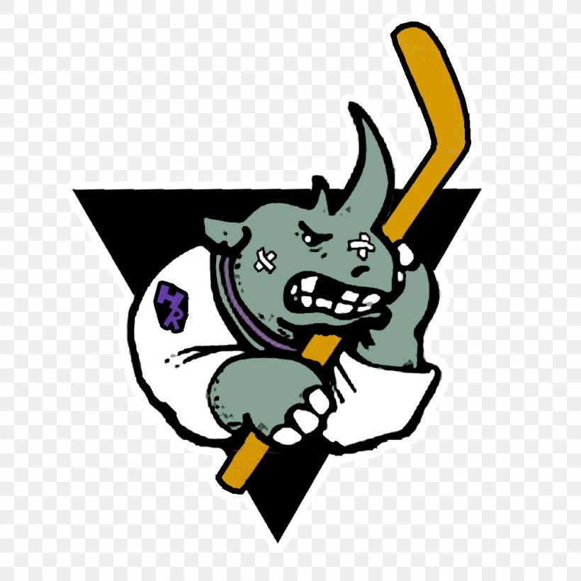 Hampton Roads Rhinos 1996–97 NHL Season Rhinoceros World Hockey Association, PNG, 1000x1000px, Rhinoceros, Art, Artwork, Fictional Character, Hampton Roads Download Free