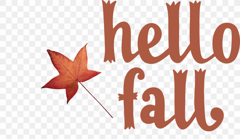 Hello Fall Fall Autumn, PNG, 2999x1739px, Hello Fall, Autumn, Biology, Fall, Leaf Download Free