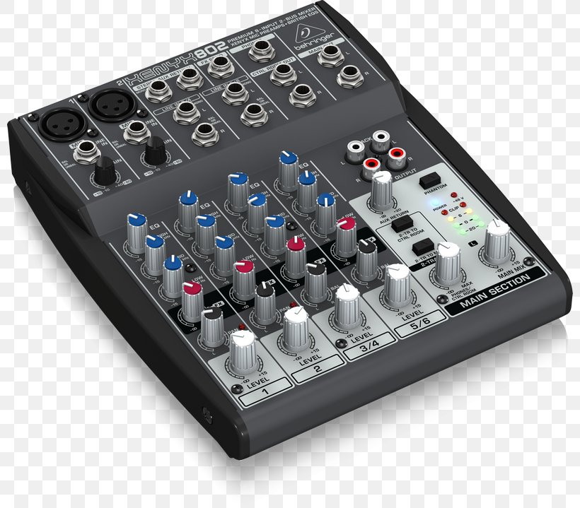 Microphone Behringer Xenyx 802 Audio Mixers BEHRINGER XENYX 1002FX, PNG, 800x719px, Watercolor, Cartoon, Flower, Frame, Heart Download Free