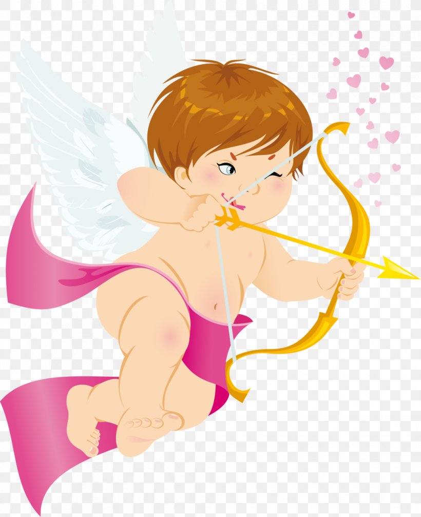 Cherub Cupid Angel Clip Art, PNG, 1042x1280px, Watercolor, Cartoon, Flower, Frame, Heart Download Free