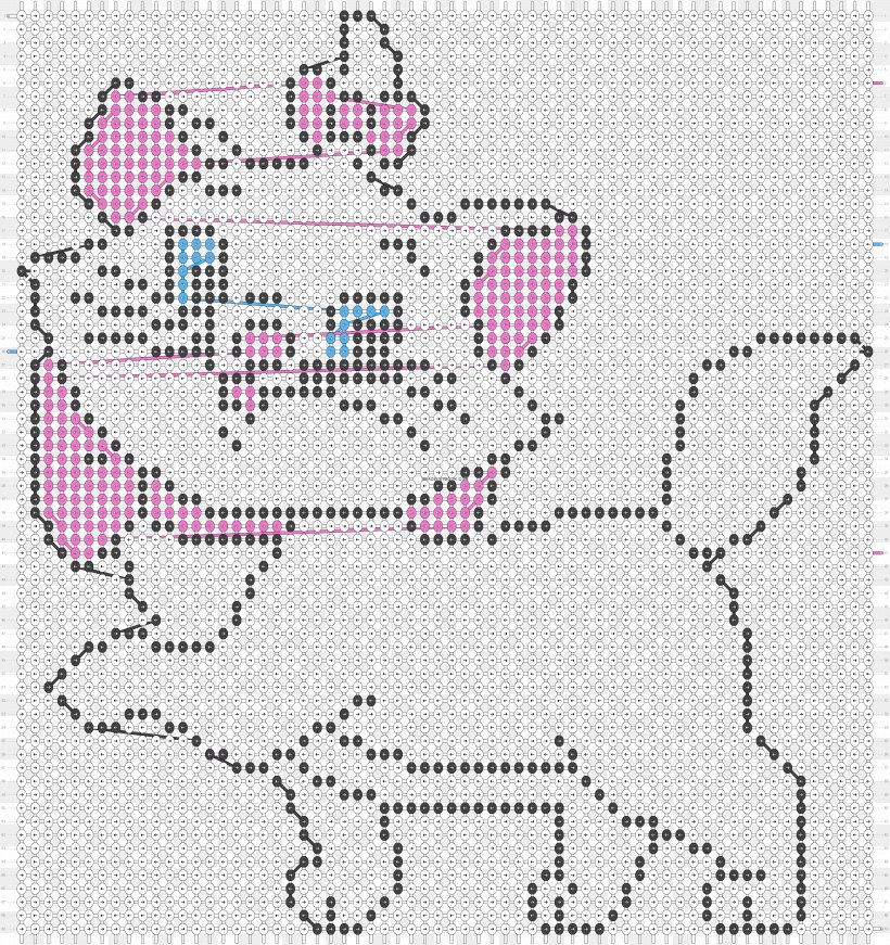 Cross-stitch Marie Pixel Art Bead Pattern, PNG, 3444x3660px, Crossstitch, Area, Aristocats, Art, Arts Download Free