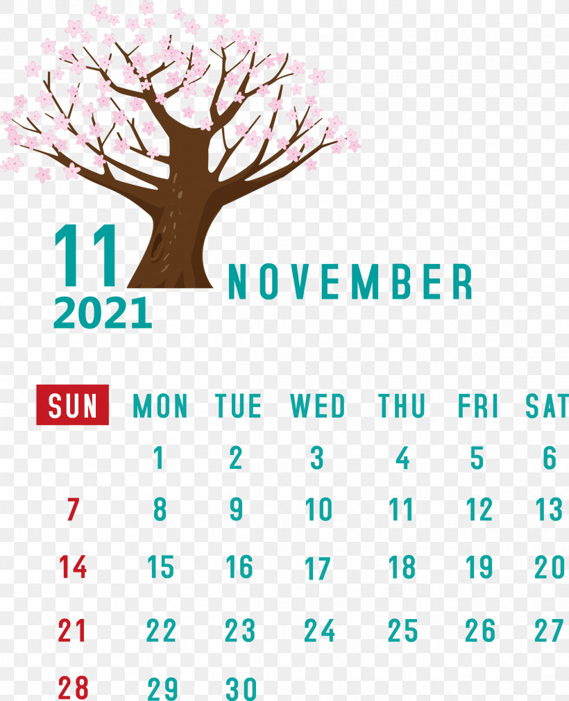 November 2021 Calendar November 2021 Printable Calendar, PNG, 2436x3000px, November 2021 Calendar, Calendar System, Line, Logo, Lunar Calendar Download Free