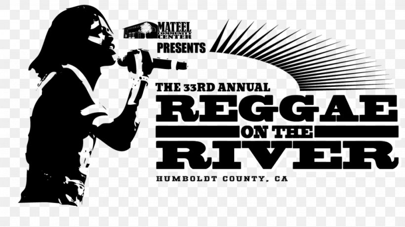 Reggae On The River Festival Microphone Logo, PNG, 1024x576px, Reggae On The River, Advertising, Behavior, Black And White, Brand Download Free