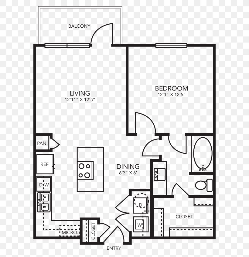 Stonehill Apartments Sevona Avion Studio Apartment Renting, PNG, 640x846px, Sevona Avion, Apartment, Area, Bedroom, Black And White Download Free