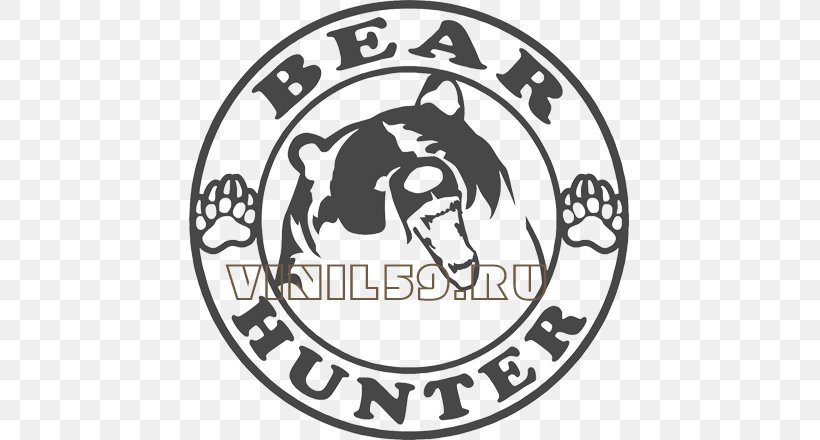 American Black Bear Decal Bear Hunting, PNG, 445x440px, American Black Bear, Animal Track, Area, Artwork, Bear Download Free