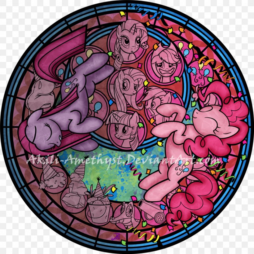 Pinkie Pie Pony Window Twilight Sparkle Applejack, PNG, 894x894px, Watercolor, Cartoon, Flower, Frame, Heart Download Free