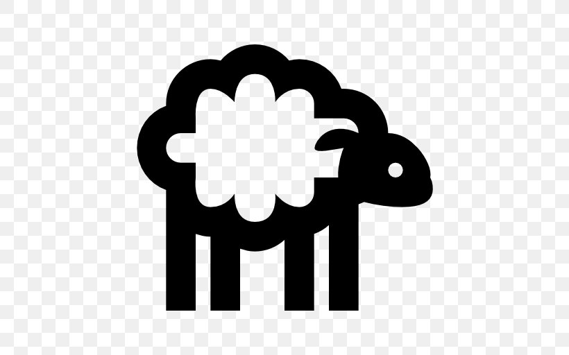 Sheep Symbol, PNG, 512x512px, Sheep, Black And White, Joint, Logo, Portable Document Format Download Free