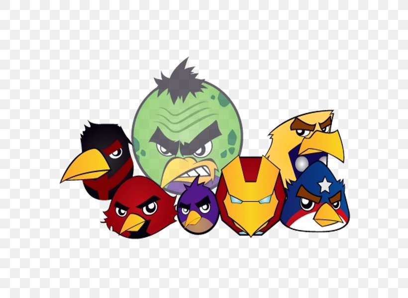 Angry Birds Hulk Iron Man Captain America Clip Art, PNG, 600x600px, Angry Birds, Angry Birds Movie, Avengers, Avengers Infinity War, Beak Download Free