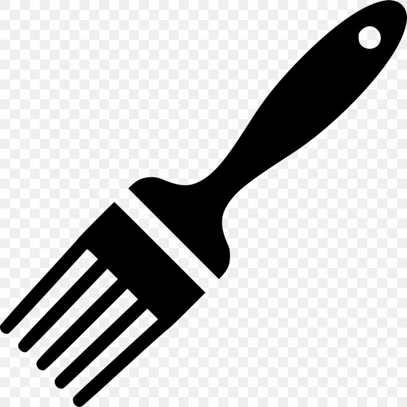 Basting Brushes Clip Art Kitchen Utensil Cooking, PNG, 980x980px, Basting Brushes, Baking, Black And White, Brush, Cooking Download Free