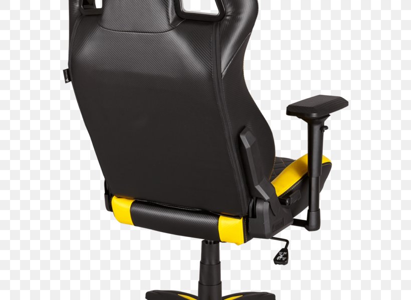 Gaming Chair Corsair Components Video Game Racing, PNG, 600x600px, Gaming Chair, Armrest, Black, Car Seat Cover, Chair Download Free