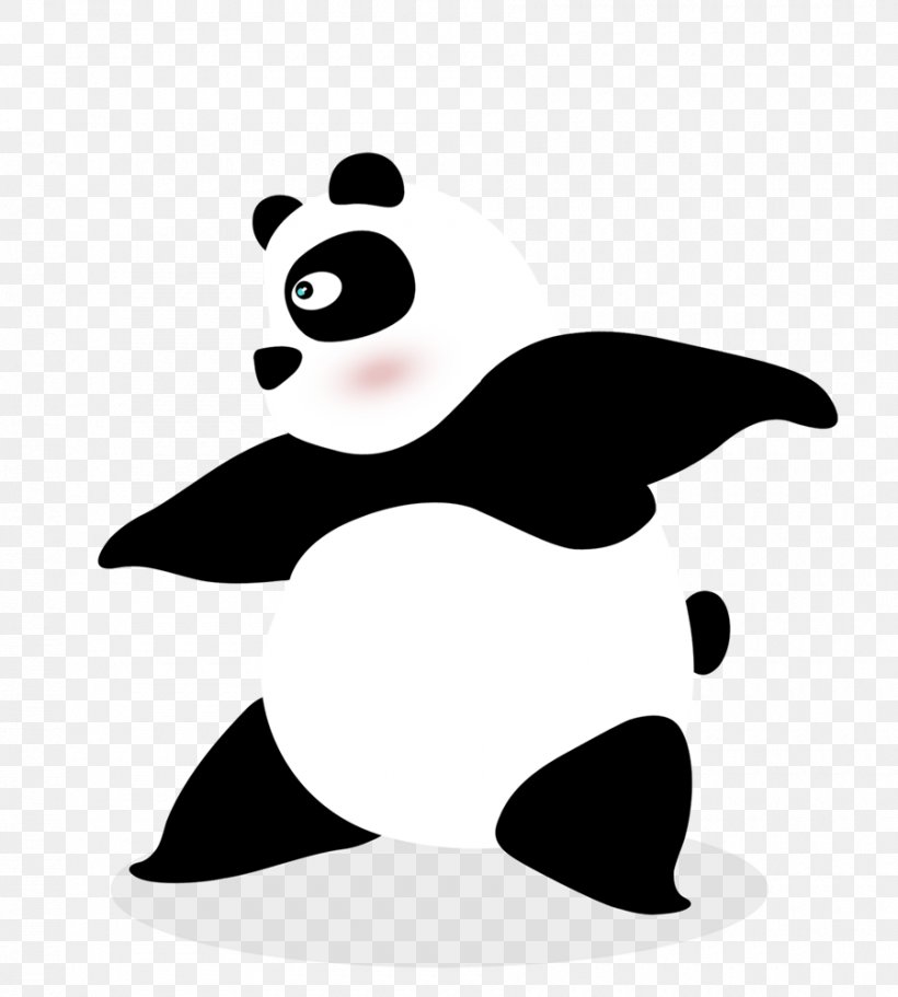 Giant Panda Animal National Treasure Cuteness Clip Art, PNG, 900x1000px, Giant Panda, Animal, Art, Artwork, Black Download Free